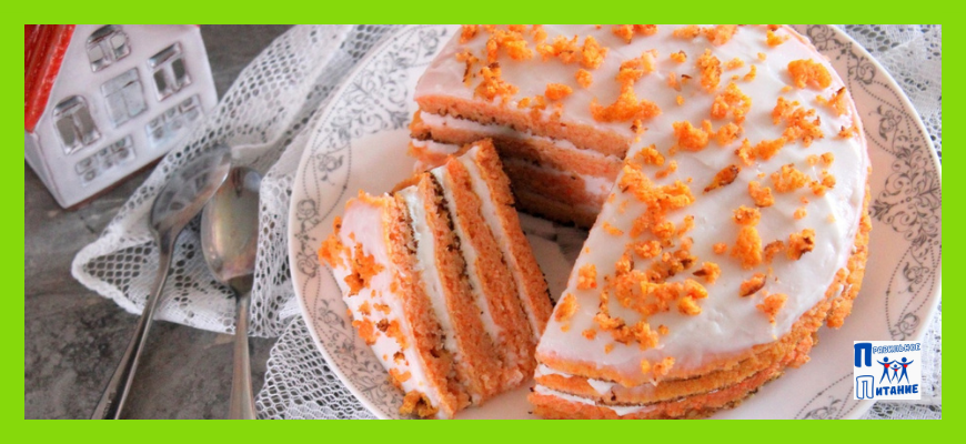 Морковный торт ПП — 8 лучших рецептов